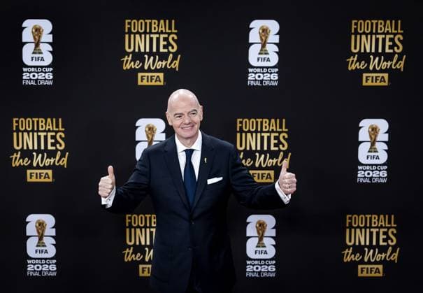 WASHINGTON - FIFA President Gianni Infantino on the red carpet ahead of the draw for the 2026 World Cup in the United States. ANP KOEN VAN WEEL xVIxANPxSportx xxANPxIVx 544000043 originalFilename: 544000043.jpg