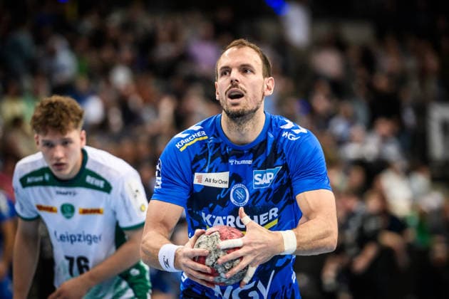 Kai Haefner (TVB Stuttgart, 34) GER, TVB Stuttgart - SC DHfK Leipzig, DAIKIN HBL, Handball, Bundesliga, 15. Spieltag, Spielzeit 2025 2026, 07.12.2025 GER, TVB Stuttgart - SC DHfK Leipzig, DAIKIN HBL, Handball, Bundesliga, 15. Spieltag, Spielzeit 2025 2026, 07.12.2025 Stuttgart Copyright: xSandyxDinkelackerx EP_SDR