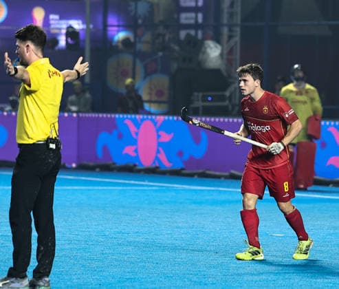 FIH Junior Hockey World Cup 2025 FIH Hockey Men s Junior World Cup Tamil Nadu 2025 10th Dec 2025 Germany, Spain and India finish first, second and third respectively at the FIH Final Cup ceremony. Chennai Mayor Radhakrishnan Stadium India Copyright: xSeshadrixSukumarx