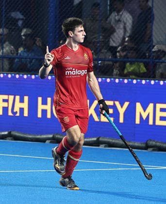 FIH Junior Hockey World Cup 2025 FIH Hockey Men s Junior World Cup Tamil Nadu 2025 10th Dec 2025 Germany, Spain and India finish first, second and third respectively at the FIH Final Cup ceremony. Chennai Mayor Radhakrishnan Stadium India Copyright: xSeshadrixSukumarx