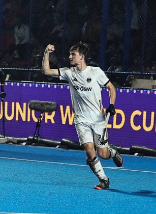 FIH Junior Hockey World Cup 2025 FIH Hockey Men s Junior World Cup Tamil Nadu 2025 10th Dec 2025 Germany, Spain and India finish first, second and third respectively at the FIH Final Cup ceremony. Chennai Mayor Radhakrishnan Stadium India Copyright: xSeshadrixSukumarx