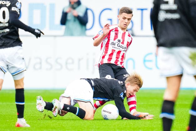 Eredivisie: Sparta Rotterdam v sc Heerenveen Rotterdam - Mike Kleijn of Sparta Rotterdam during the sixteenth round of the 2025 2026 Eredivisie season. The match is set between Sparta Rotterdam and sc Heerenveen at Het Kasteel on 14 December 2025 in Rotterdam, The Netherlands. (VK Sportphoto Danny de Groot) Copyright: xDannyxdexGrootx