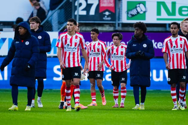 Eredivisie: Sparta Rotterdam v sc Heerenveen Rotterdam - Ayoub Oufkir of Sparta Rotterdam during the sixteenth round of the 2025 2026 Eredivisie season. The match is set between Sparta Rotterdam and sc Heerenveen at Het Kasteel on 14 December 2025 in Rotterdam, The Netherlands. (VK Sportphoto Danny de Groot) Copyright: xDannyxdexGrootx