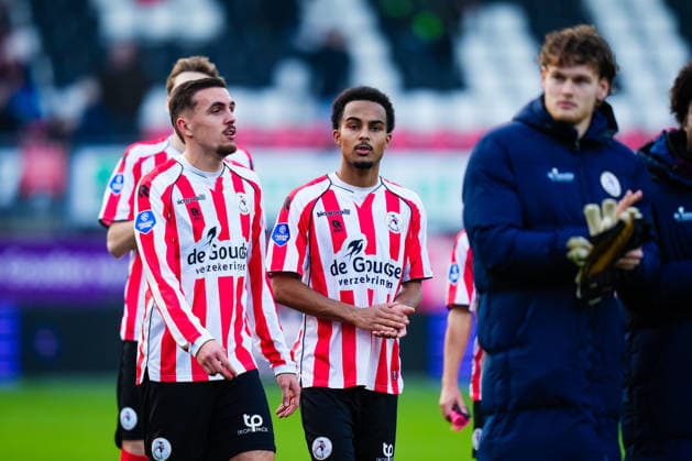 Eredivisie: Sparta Rotterdam v sc Heerenveen Rotterdam - Marvin Young of Sparta Rotterdam during the sixteenth round of the 2025 2026 Eredivisie season. The match is set between Sparta Rotterdam and sc Heerenveen at Het Kasteel on 14 December 2025 in Rotterdam, The Netherlands. (VK Sportphoto Danny de Groot) Copyright: xDannyxdexGrootx