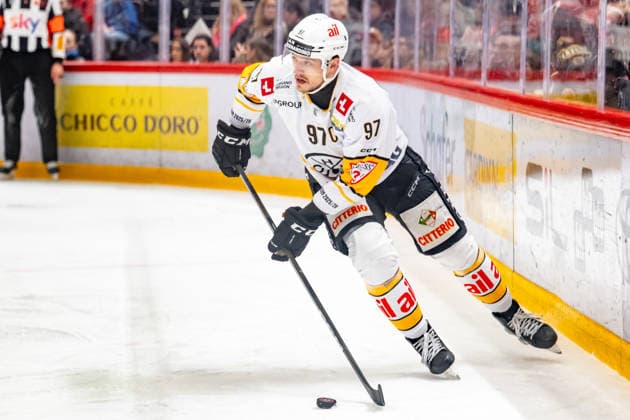 NL : Lausanne HC - HC Lugano 07.01.2026, Lausanne, Vaudoise Arena, NL: Lausanne HC - HC Lugano. Calvin Thurkauf (97, HC Lugano) during the Swiss National League Ice hockey, Eishockey championship 2025-2026 match between Lausanne HC and HC Lugano the Wednesday 07.01.2026 at the Vaudoise Arena in Lausanne, Switzerland. Lausanne Vaudoise Arena Vaud Switzerland Copyright: xMediafabxPhotographyxFabricexDexGasperisx MEDIAFAB-HOCKEY-LHC-HCL-07.01.2026-HOC_2124