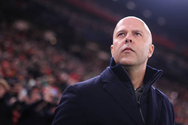 Football - UEFA Champions League - League Phase - Liverpool v Qarabag 28th January 2026 - UEFA Champions League - League Phase - Liverpool v Qarabag - Liverpool manager Arne Slot - Photo: Simon Stacpoole Offside. Manchester UK Copyright: xSimonxStacpoolexOffside