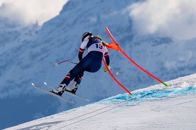 260208 Lindsey Vonn of USA competes in women s alpine skiing downhill during day 2 of the 2026 Winter Olympics on February 8, 2026 in Cortina. Photo: Joel Marklund BILDBYRAN kod JM JM0784 bbeng alpint alpine skiing Olympic Games, Olympische Spiele, Olympia, OS olympics winter olympics os ol olympiska spel vinter-os olympiske leker milano cortina 2026 milan cortina 2026 milano cortina 2026 olympic games milano cortina 2026 winter olympic games milano cortina-os milano cortina-ol vinter-ol störtlopp downhill dam Copyright: JOELxMARKLUND BB260208JM040
