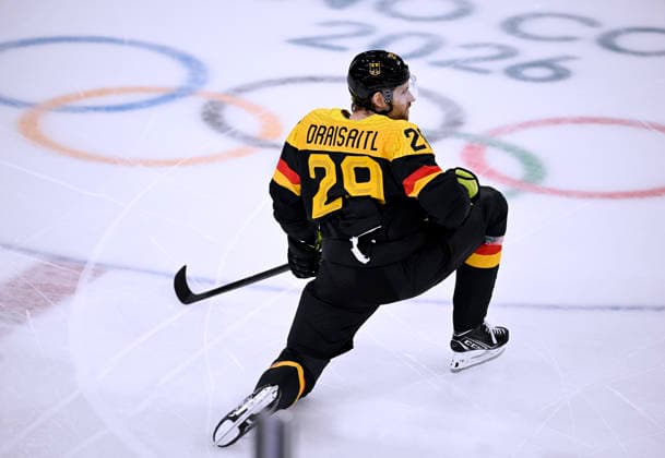 DRAISAITL Leon Team GER Eishockey Vorrunde Spiel Deutschland - Daenemark Olympics - Olympische Winterspiele 2026 Mailand - Cortina 06 - 22 Februar 2026 in Italien am 12.02.2026 in Mailand