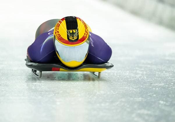 MILANO CORTINA 2026 - OLYMPISCHE WINTERSPIELE - CORTINA D™AMPEZZO - SKELETON HERREN ** NUR FÜR REDAKTIONELLE ZWECKE ** EDITORIAL USE ONLY **<p>13 02 2026-Cortina d™Ampezzo: Olympische Winterspiele Milano Cortina 2026 Skeleton Herren Cortina Sliding Centre Event: Lauf Nr. 2 im Foto: Christopher Grotheer 10 (GER) ( Italien Venetien Cortina d™Ampezzo Copyright: SaschaxFromm