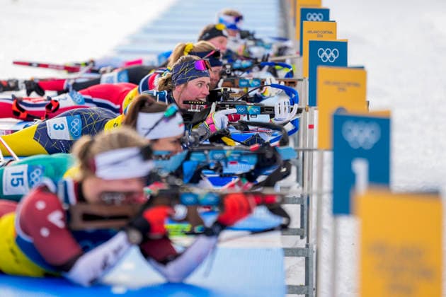 Winter Olympics in Milan Cortina 2026 Anterselva, Italy 20260218 Elvira Öberg from Sweden during the women s 4 x 6 km relay in biathlon at the Winter Olympics in Milan Cortina 2026 Photo Heiko Junge NTB Anterselva Italy EDITORIAL USE ONLY RESTRICTED USE FOR BETTING COMPANIES  Copyright: xHeikoxJungex xNTBx
