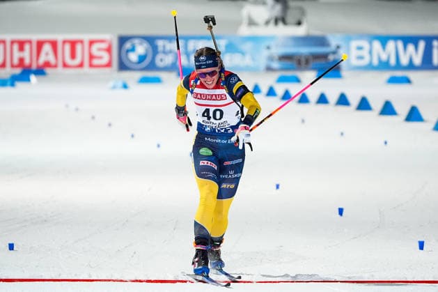 260305 Elvira Öberg of Sweden competes in women s 15 km individual during the IBU World Cup on March 5, 2026 in Kontiolahti. Photo: Kalle Parkkinen BILDBYRAN COP 211 KP0097 skidskytte biathlon skiskyting ibu world cup kontiolahti womens 15 km individual bbeng dam sverige Copyright: KALLExPARKKINEN BB260305BB617