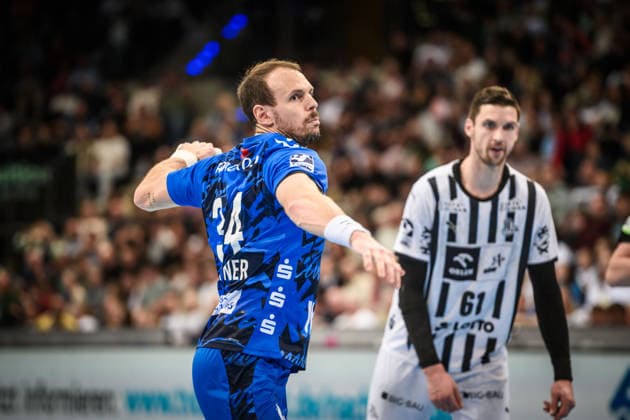 Kai Haefner (TVB Stuttgart, 34) GER, TVB Stuttgart - THW Kiel, DAIKIN HBL, Handball, Bundesliga, 24. Spieltag, Spielzeit 2025 2026, 05.03.2026 GER, TVB Stuttgart - THW Kiel, DAIKIN HBL, Handball, Bundesliga, 24. Spieltag, Spielzeit 2025 2026, 05.03.2026 Stuttgart Copyright: xSandyxDinkelackerx EP_SDR
