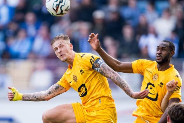 Mechelen s Fredrik Hammar pictured in action during a soccer match between KAA Gent and KV Mechelen, Sunday 08 March 2026 in Gent, on day 26 of the 2025-2026 Jupiler Pro League first division of the Belgian championship. JASPERxJACOBS  x166861412x