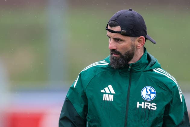 11.03.2026; Fussball; Training des FC Schalke 04.Trainer Miron Muslic (FC Schalke 04). Gelsenkirchen Trainingsgelände FC Schalke 04 NRW Deutschland xRHR-FOTO YYx Copyright: RHR-FOTOx RHR-FOTO YY