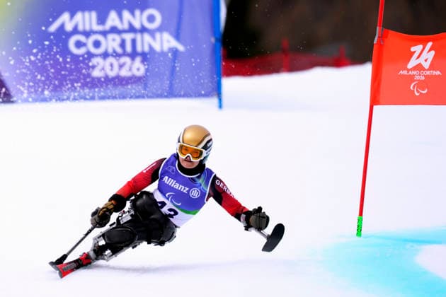 FORSTER Anna Lena Team GER 1.PLatz Ski Alpine Riesen Slalom sitzend Frauen in Cortina Paralympische Winterspiele 2026 Cortina - Milano am 12.03.2026 in Cortina Copyright: xLacixPerenyix