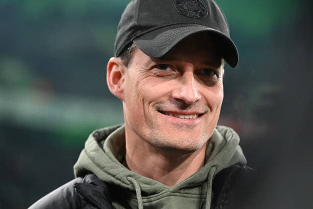 Trainer Alexander BLESSIN (Pauli) Portraet, Portrait, Porträt, Einzelbild, angeschnittenes Einzelmotiv, Fussball 1. Bundesliga Saison 2025 2026, 26. Spieltag, Spieltag26, matchday26, Borussia Moenchengladbach (MG) - FC St. Pauli (Pauli) 2-0 am 13.03.2026 BORUSSIA PARK Moenchengladbach DFL regulations prohibit any use of photographs as image sequences and or quasi-video Â
