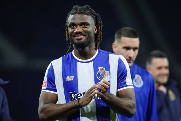 FC Porto Vs Moreirense in Portugal - 15 Mar 2026 Terem Moffi (FC Porto) seen in action during the match between FC Porto and Moreirense at Dragao Stadium. Final Score: FC Porto 3 : 0 Moreirense. Porto Portugal Copyright: xRitaxFrancax xSOPAxImagesx RF_FCPORTOVSMOREIRENSE_64