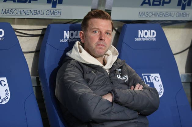13.03.2026, xgox, Fussball 2. Bundesliga, 1. FC Magdeburg - SV Darsmtadt 98 emspor, v.l. Florian Kohfeldt (Darmstadt, Trainer) (DFL DFB REGULATIONS PROHIBIT ANY USE OF PHOTOGRAPHS as IMAGE SEQUENCES and or QUASI-VIDEO) Magdeburg