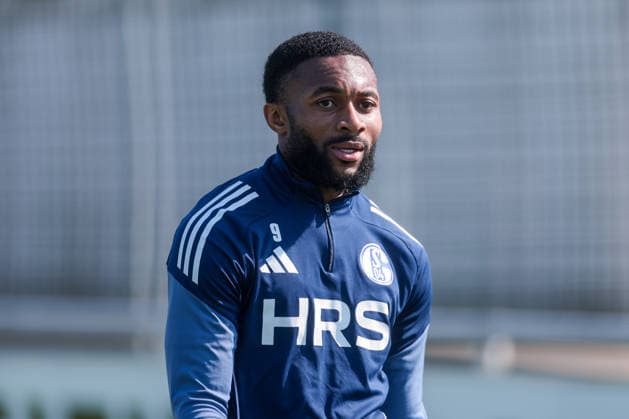 19.03.2026, Fussball, Training des FC Schalke 04. Moussa Sylla (FC Schalke 04), Gelsenkirchen Trainingsgelände FC Schalke 04 NRW Deutschland xRHR-FOTO YYx Copyright: RHR-FOTOx RHR-FOTO YY