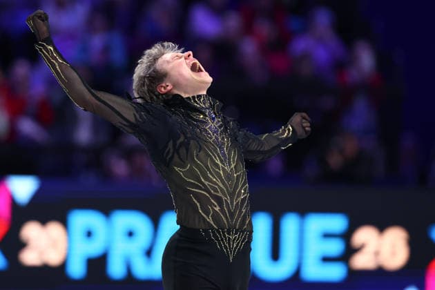 Pn Praga (Repubblica Ceca) 28 03 2026 - Campionati Mondiali di pattinaggio di figura Men™s Free Skating foto Image nella foto: Ilia Malinin 