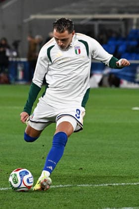 Soccer, FIFA World Cup, WM, Weltmeisterschaft, Fussball 2026 match between Italy-North Ireland Mateo Retegui of Italy during playoff qualifier Fifa World Cup 2026 match between Italy-North Ireland at the gewiss stadium, Italy, March 26th, 2026. Imago-Images Emmefoto Copyright: xImago-Images Emmefotox