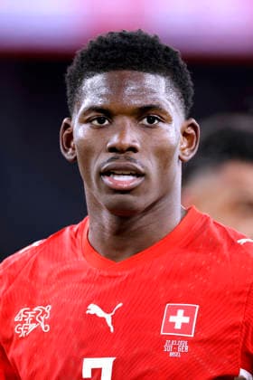 EMBOLO Breel Team Schweiz Freundschaftsspiel SUI - GER St.Jakob Stadion Fussball Laenderspiel Schweiz - Deutschland 3 : 4 am 27. 03. 2026 in Basel DFL REGULATIONS PROHIBIT ANY USE OF PHOTOGRAPHS as IMAGE SEQUENCES and or QUASI-VIDEO Copyright: xLacixPerenyix