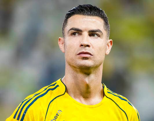 Saudi-Arabien: Fussball Saudi Pro League 2025 2026, 27. Spieltag - Al Nassr FC vs Al Najma - Al-Awwal Park (Saudi Arabien): Portraitfoto, Portrait, Einzelaufnahme, Porträt Cristiano Ronaldo (Al Nassr FC, 7) Copyright: xRAYANxALYAHYAx