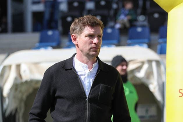 04.04.2026, xgox, Fussball 2. Bundesliga, 1. FC Magdeburg - VfL Bochum emspor, v.l. Peer Jaekel (Magdeburg, Sportdirektor) Portrait, Portraet, Einzelbild (DFL DFB REGULATIONS PROHIBIT ANY USE OF PHOTOGRAPHS as IMAGE SEQUENCES and or QUASI-VIDEO) Magdeburg
