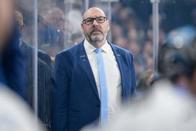Eishockey, DEL, 20260402, EHC Red Bull München - ERC Ingolstadt. Im Bild Co-Trainer Ingolstadt Eric DUBOIS. München SAP Garden Bayern Deutschland Copyright: Passion2Press MarkusxFischerx