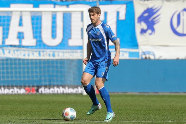 04.04.2026, xgox, Fussball - 2.Bundesliga 1.FC Magdeburg - VfL Bochum emspor, v.l. Marcus Mathisen (Magdeburg, 16) Freisteller, Einzelbild, Ganzkoerper, single frame (DFL DFB REGULATIONS PROHIBIT ANY USE OF PHOTOGRAPHS as IMAGE SEQUENCES and or QUASI-VIDEO) Magdeburg