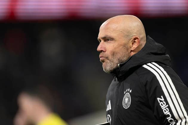 27.03.2026, Fussball Freundschafts-Länderspiel, Schweiz - Deutschland, im Stadion St.-Jakob-Park in Basel (Schweiz). Co-Trainer Alfred Schreuder (Deutschland)