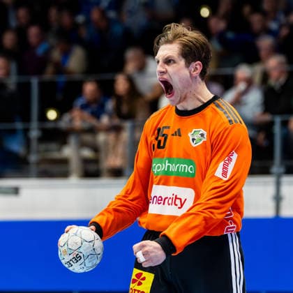 10.04.2026, GER, Handball, Maenner, Saison 25 26, Daikin 1.Bl, 28.Spieltag, ThSV Eisenach - TSV Hannover-Burgdorf Joel Birlehm (TSV Hannover-Burgdorf) 99817 Eisenach Werner-Assmann-Halle Am Sportp Thueringen Deutschland