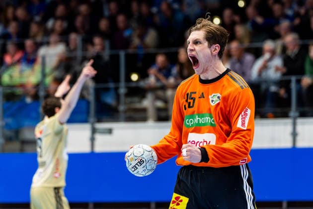 10.04.2026, GER, Handball, Maenner, Saison 25 26, Daikin 1.Bl, 28.Spieltag, ThSV Eisenach - TSV Hannover-Burgdorf Joel Birlehm (TSV Hannover-Burgdorf) 99817 Eisenach Werner-Assmann-Halle Am Sportp Thueringen Deutschland