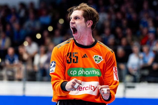 10.04.2026, GER, Handball, Maenner, Saison 25 26, Daikin 1.Bl, 28.Spieltag, ThSV Eisenach - TSV Hannover-Burgdorf Joel Birlehm (TSV Hannover-Burgdorf) 99817 Eisenach Werner-Assmann-Halle Am Sportp Thueringen Deutschland