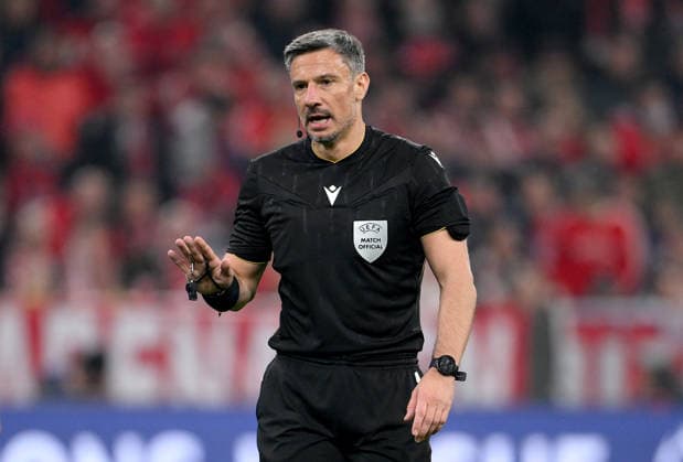 FUSSBALL CHAMPIONS LEAGUE SAISON 2025 2026 Viertelfinal Rueckspiel 15.04.2026 FC Bayern Muenchen - Real Madrid Schiedsrichter Slavko Vincic (SVN)