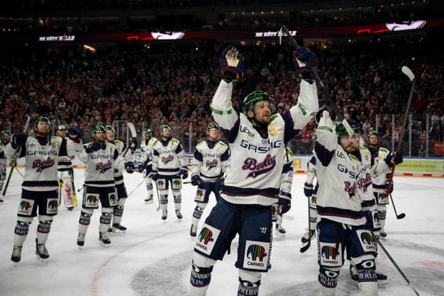 PENNY DEL 1 - Playoff Halbfinale - Kölner Haie - Eisbären Berlin; Köln, 20.04.2026 Berliner Eisbären - Finallist 2025 2026; PENNY DEL 1 - Playoff Halbfinale - Kölner Haie - Eisbären Berlin am 20.04.2026 in der Lanxess Arena in Köln (Deutschland). Copyright: xBEAUTIFULxSPORTS AndreasxDickx