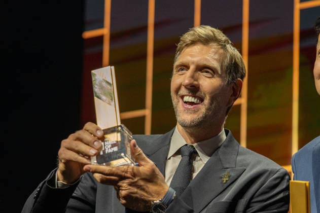 Deutschland: FIBA World Cup Germany 2026 Gruppenauslosung und Hall of Fame Zeremonie, Class of 2026, am 21.04. in Berlin, Kraftwerk: Dirk Nowitzki Copyright: xSvenxHeidmannx