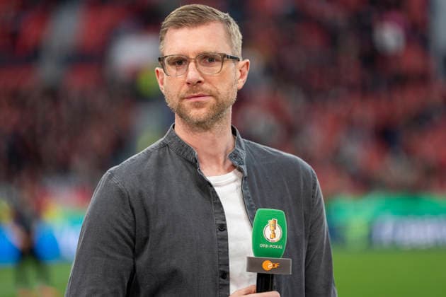 Per Mertesacker (TV Experte ZDF) Bayer Leverkusen - FC Bayern München, Fussball DFB-Pokal Halbfinale, GER, Leverkusen, BayArena, Saison 25 26, 22.04.2026 DFL DFB REGULATIONS PROHIBIT ANY USE OF PHOTOGRAPHS AS IMAGE SEQUENCES AND OR QUASI-VIDEO Copyright: HMBxMedia xMarcoxBader
