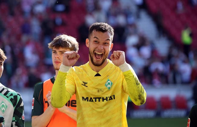 26.04.26 VfB Stuttgart - SV Werder Bremen Deutschland, Stuttgart, 26.04.2026, Fussball, Bundesliga, Saison 2025 2026, VfB Stuttgart - SV Werder Bremen: Mio Backhaus (SV Werder Bremen).