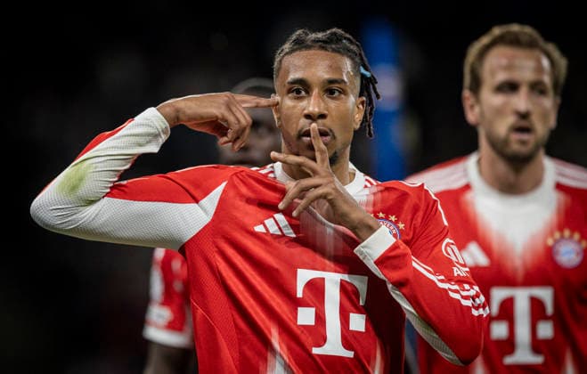 Paris, France. 28th Apr 2026. Torjubel: Michael Olise (FCB) Paris Saint-Germain - FC Bayern München 28.04.2026
