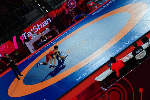 U17, U 17 U20, Senior African Championships 61kg FS - Abdelghani Aid (ALG) df. Mustapha Batnini (TUN)