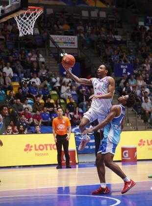 Jalen Finch Telekom Baskets Bonn vs. Frankfurt Skyxliners 32. Speiltag - Saison 2025 26