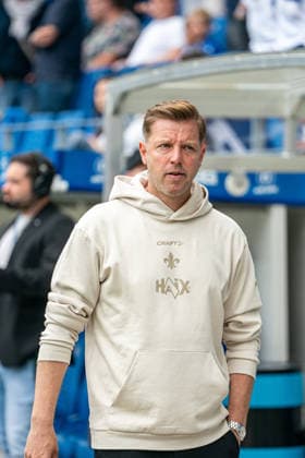 03.05.2026, xdaymx, Fussball 2.Bundesliga, Karlsruher SC - SV Darmstadt 98 Trainer Florian Kohfeldt vor dem Spiel in Karlsruhe (DFL DFB REGULATIONS PROHIBIT ANY USE OF PHOTOGRAPHS as IMAGE SEQUENCES and or QUASI-VIDEO) Karlsruhe