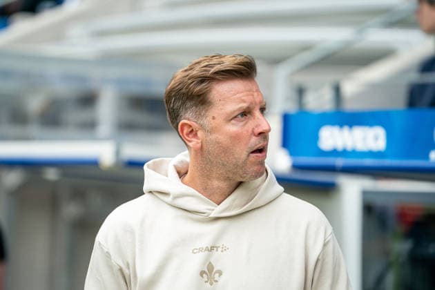 03.05.2026, xdaymx, Fussball 2.Bundesliga, Karlsruher SC - SV Darmstadt 98 Trainer Florian Kohfeldt vor dem Spiel in Karlsruhe (DFL DFB REGULATIONS PROHIBIT ANY USE OF PHOTOGRAPHS as IMAGE SEQUENCES and or QUASI-VIDEO) Karlsruhe