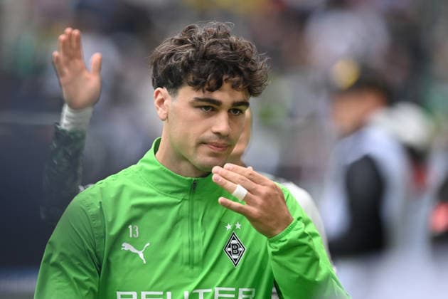 Giovanni REYNA (MG) Portraet, Portrait, Porträt, Einzelbild, angeschnittenes Einzelmotiv, Fussball 1. Bundesliga Saison 2025 2026, 32. Spieltag, Spieltag32, matchday32, Borussia Moenchengladbach (MG) - Borussia Dortmund (DO) 1-0 am 03.05.2026 BORUSSIA PARK Moenchengladbach DFL regulations prohibit any use of photographs as image sequences and or quasi-video oÂ