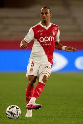 AS Monaco FC v Olympique de Marseille - Ligue 1 McDonald s Thilo Kehrer of AS Monaco on the ball during the Ligue 1 McDonald s match between AS Monaco FC and Olympique de Marseille at Stade Louis II on April 5, 2026 in Monaco, Monaco. WARNING! This Photograph May Only Be Used For Newspaper And Or Magazine Editorial Purposes. May Not Be Used For Publications Involving 1 player, 1 Club Or 1 Competition Without Written Authorisation From Football DataCo Ltd. For Any Queries, Please Contact Football DataCo Ltd on +44 (0) 207 864 9121 Monaco Stade Louis II Monaco Monaco Copyright: xAllstarxPicturexLibraryxLtdx