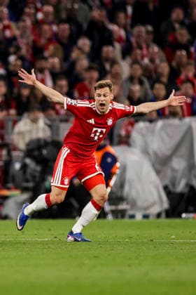 MUNICH, GERMANY - MAY 6: Joshua Kimmich (FC Bayern Muenchen, 6) shouts and gestures in anger during the UEFA Champions League Semi-Final between FC Bayern Muenchen vs Paris Saint-Germain at Allianz Arena at Semi-Finals 2nd leg of the UEFA Champions League on May 6, 2026 in Munich, Germany. Bavaria Germany Copyright: xSteffiexWunderlx