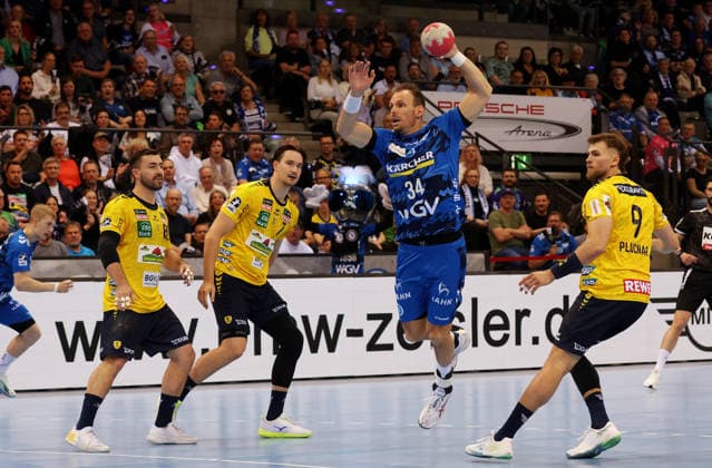 07.05.2026, Deutschland, Stuttgart, DAIKIN HBL Handball Bundesliga Saison 2025 2026, TVB Stuttgart vs. Rhein-Neckar Löwen, Kai Häfner (TVB)