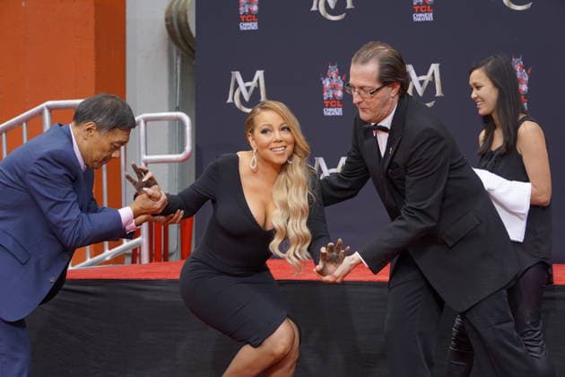 November 1, 2017 - Los Angeles, CA, USA - LOS ANGELES - NOV 1: Mariah Carey at the Mariah Carey Hand and Footprint Ceremony at the TCL Chinese Theater IMAX on November 1, 2017 in Los Angeles, CA Copyright: xKathyxHutchinsx
