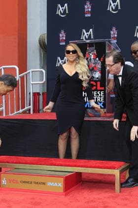 November 1, 2017 - Los Angeles, CA, USA - LOS ANGELES - NOV 1: Mariah Carey at the Mariah Carey Hand and Footprint Ceremony at the TCL Chinese Theater IMAX on November 1, 2017 in Los Angeles, CA Copyright: xKathyxHutchinsx